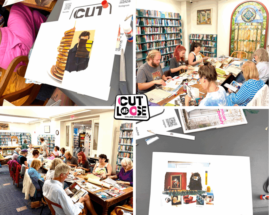 Cut Loose Collage Workshop Vision Boarding